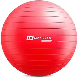 Фітбол Hop-Sport 75см червоний + насос 2020