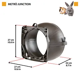 Комплект кріплень для кролячих тунелів Ferplast Metrò Junction - мініатюра 2