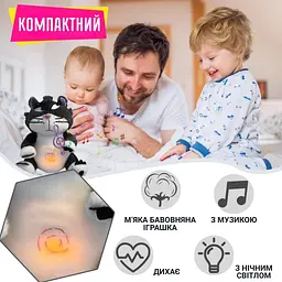 М'яка іграшка - нічник із функцією дихання Люцик - мініатюра 3