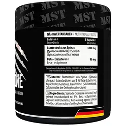Стимулятор тестостерону MST Beta-Ecdysterone 240 капсул - мініатюра 2