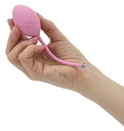 Розкішні вагінальні кульки Pillow Talk Frisky з кристалом, діаметр 3,2 см, вага 49-75 г, Pink - мініатюра 3