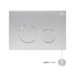 Набір Qtap інсталяція 3 в 1 Nest QT0133M425 з панеллю змиву круглої QT0111M11111SAT + унітаз з сидінням Swan QT16335178W - мініатюра 5