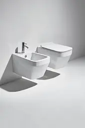 Унітаз підвісний Simas Baden Baden BB 18 з кришкою soft-close BB18-F87(85)-BB004, Білий - мініатюра 2