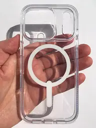 Чохол протиударний для iPhone 17 Pro (6.3") ZAGG Gear4 Crystal Palace MagSafe Clear Case Прозорий - мініатюра 4