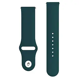 Ремінець ArmorStandart Silicone Watch Strap 20mm Dark Green (ARM89318) - мініатюра 3