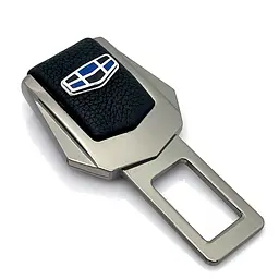 Заглушка ремня безпеки з логотипом Geely Темний хром 1 шт