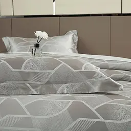Постельное белье евро Love You Жаккард 2-63 62030 200х220 см - миниатюра 3