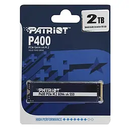 Накопичувач SSD M. 2 Patriot P400 2TB NVMe 2280 PCIe 4. 0 3D TLC - мініатюра 2