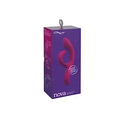 Смарт вібратор-кролик We-Vibe Nova Fuchsia, ергономічний, регульований кут нахилу стовбура - мініатюра 9