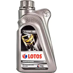 Автомобільна моторна олива LOTOS SEMISYNTHETIC 10W-40 1л - мініатюра 1
