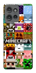 Чохол Demsky Minecraft collage для Motorola Edge 50