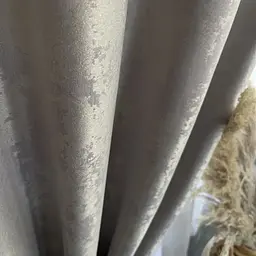 Мармурові жакардові штори світло-сірого кольору 2шт. 150х270 з білим шифоновим тюлем 400х270, на тас ALBO pbe0052670 - мініатюра 8