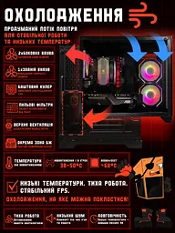 Ігровий ПК Tera Soldier-5700Ry (RX 5700 XT 8GB / Ryzen 5 3500x / 16GB DDR4 / SSD 512GB) - мініатюра 6