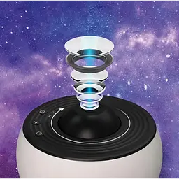 Проєктор зоряного неба + 12 картриджів, від USB, Galaxy Projector, Білий/планетарій для спальні/Нічник зоряне небо - мініатюра 5