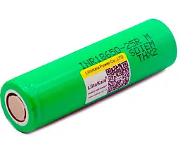 Акумулятор LiitoKala Lii-25R 18650 2500mah Зелений (2385103759) - мініатюра 2