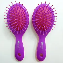 Щітка для волосся масажна Salon Professional 8941 Бузкова