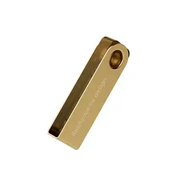 Апаратний гаманець для криптовалют Ledger Nano S Plus Gold (LNSPG) - мініатюра 3