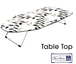 Дошка для прасування Casa Si Table Top 73x30 White/Black Leaves (CS95159P168) - мініатюра 2