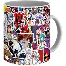 Кухоль GeekLand Evangelion Євангеліон Sticker Pack EV 02.16 330 мл білий - мініатюра 2