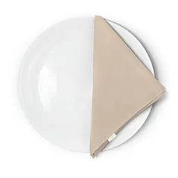 Набір серветок Cosas Biscuit 2 шт. 30х30 см бежевий (Set-2Serviette_RanforsBeige_30) - мініатюра 5