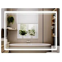 Дзеркало Qtap Cardinal (CA2) прямокутне з LED-підсвічуванням Touch QT0478C1008048455