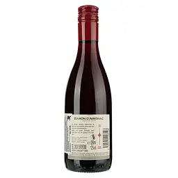 Вино Baron d'Arignac Rouge червоне напівсухе 12% 0.25 л (27279) - мініатюра 2