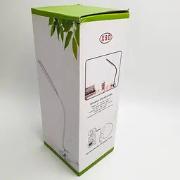 Світлодіодна настільна USB-лампа, гнучка, на прищіпці, 24 LED, UKC XSD 206, біла - мініатюра 8