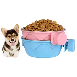 Миска з кріпленням до клітки/вольєру Derby Fixable Pet Bowl, M Блакитний - мініатюра 6