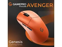 Миша GamePro Genesis Avenger Orange (GM096O) - мініатюра 5