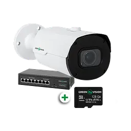 Комплект відеоспостереження на 1 IP камеру GreenVision GV-802 - мініатюра 2