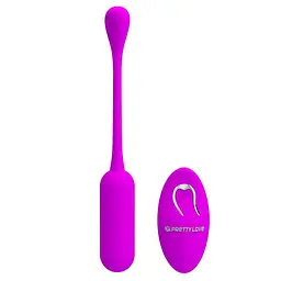 Віброяйце Pretty Love Lechies Wireless Egg 18.6 см фіолетовий - мініатюра 4