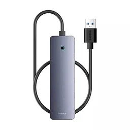 Хаб USB UltraJoy, Grey, USB 3.0 - 4xUSB 3.0, кабель 50 см Baseus teh0027582 - мініатюра 2