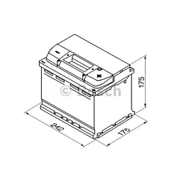 Акумулятор автомобільний Bosch 60А (0 092 S40 040) - мініатюра 4