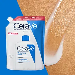 Зволожувальне молочко CeraVe для сухої та дуже сухої шкіри обличчя і тіла (змінний блок) 473 мл - мініатюра 6