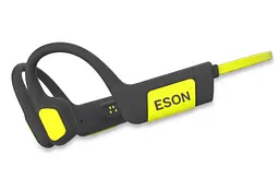 Кісткові навушники для плавання та спорту ESON K12 з 32 ГБ з MP3-плеєром та Bluetooth 5.3 чорно-жовтий