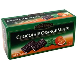 Шоколад Maitre Truffout Orange Mints 200г.