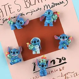Дитячі фігурки Ліло та Стіч Lilo & Stitch 6 шт - мініатюра 5