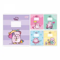 Набір зошитів Yes Pembe the Cat лінія 18 аркушів 25 шт 769091