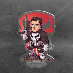 Акрилова колекційна фігурка Чібі Chibi The Punisher 10 cм