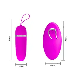 Віброяйце Pretty Love Debby Vibrating Egg Purple - мініатюра 4