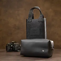 Чоловіча шкіряна косметичка GRANDE PELLE 22х12х10 см acs0018592 - мініатюра 8