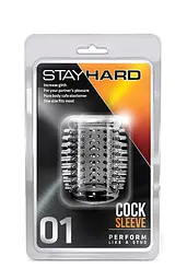 Насадка на пеніс Blush Stay Hard Cock Sleeve 5 см прозорий - мініатюра 2
