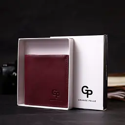 Шкіряний жіночий гаманець GRANDE PELLE 9,7х10,2х1 см acs0027013 - мініатюра 10