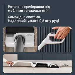 Пилосос Rowenta безпровідний миючий X-Clean 12 білий (GZ7257E0) - мініатюра 5