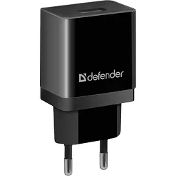 Зарядний пристрій Defender 1xUSB 11W 2.1А EPA-10 чорний пакет (83572) - мініатюра 3