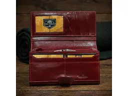 Жіночий гаманець Натуральна шкіра Accademia 1526 rosso Червоний 18,5x10x3. см TONY PEROTTI acs0032554 - мініатюра 2