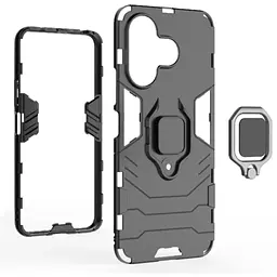 Чохол бампер Primolux Ring Armor для Xiaomi Redmi 13 4G Black - мініатюра 2