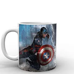 Кухоль GeekLand Captain America Перший Месник CA.02.017 330 мл білий - мініатюра 2