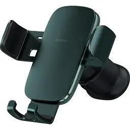 Автомобільний тримач холдер Baseus Metal AgeII Gravity Car Mount (Air Outlet Version) SUJS000006 Green