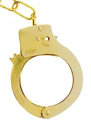 Наручники Toy Joy Fun Cuffs золотий - мініатюра 3